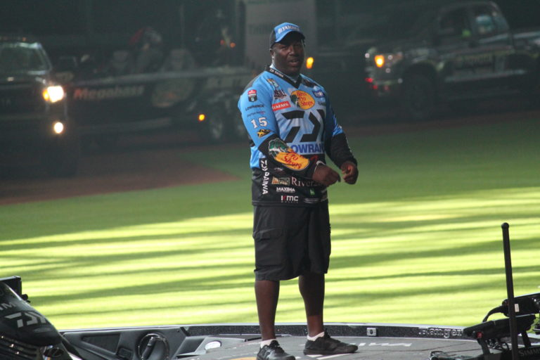 Ish Monroe at the 2017 Bassmaster Classic