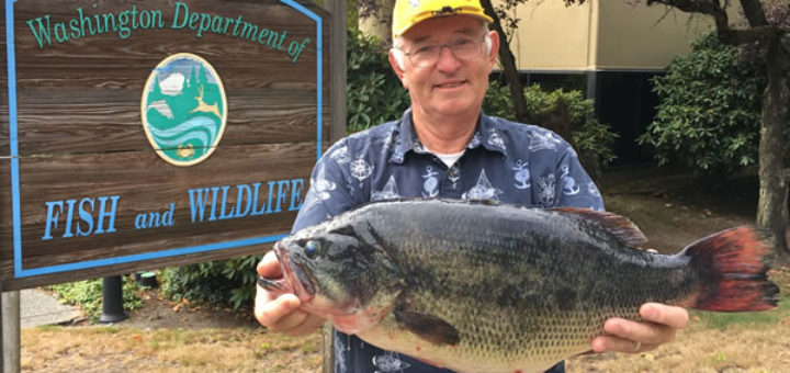 Largemouth bass state record fish