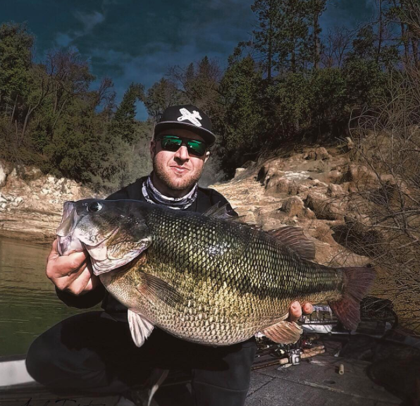 Nick Dulleck Lands World Record Spotted Bass, February 2017